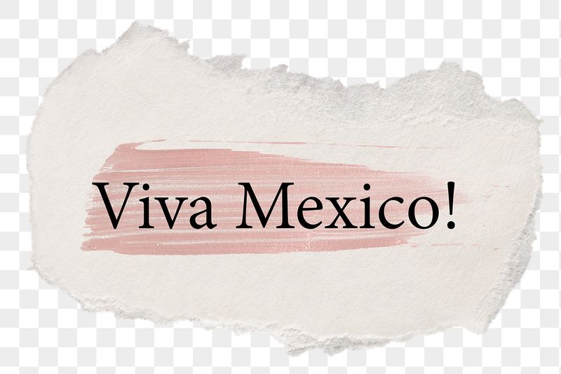 Viva Mexico! png word sticker | Free PNG - rawpixel