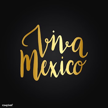Viva Mexico typography style vector | Free stock vector - 517865