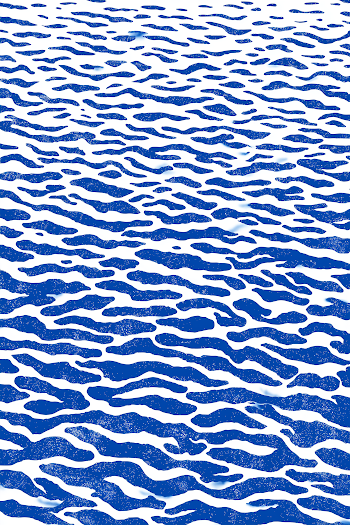 Vivacious Blue Water Ripples Pattern