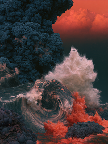Vivid Ocean Storm