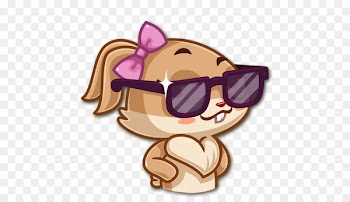 VK Telegram Yandex Search Sticker - banny 