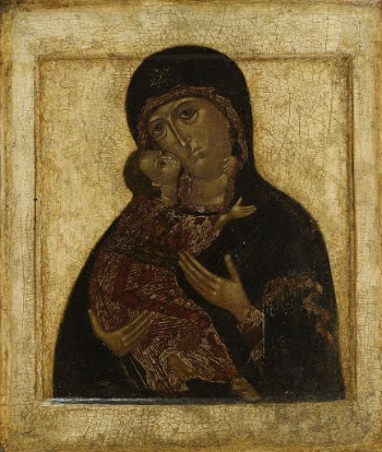 Vladimirin jumalanäiti, venäläinen ikoni, 1600 | Free Photo - rawpixel