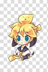 Vocaloid Anime Chibi, female animated character transparent background PNG clipart