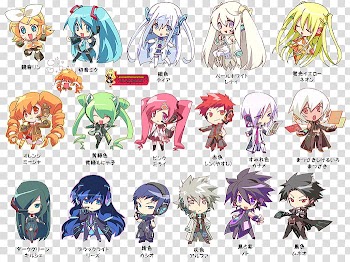 Vocaloid Chibi Render, anime character graphic transparent background PNG clipart