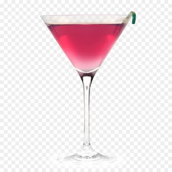 Vodka martini Cocktail garnish Cosmopolitan - pink cocktail 