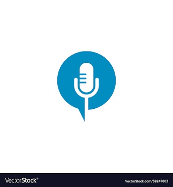 voice chat logo symbol template