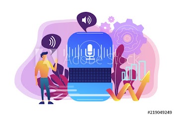Voice controlled smart speaker and user talking