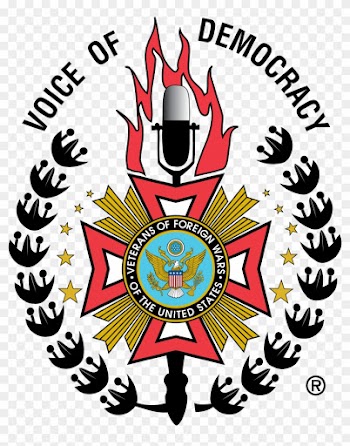 Voice Of Democracy - Monogram Frame Svg Free