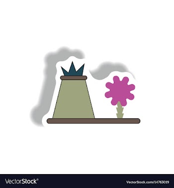 Volcano eruption sticker volcano and tree vector image