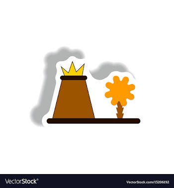 Volcano eruption sticker volcano and tree vector image