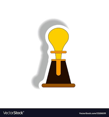 Volcano explosion sticker vector image