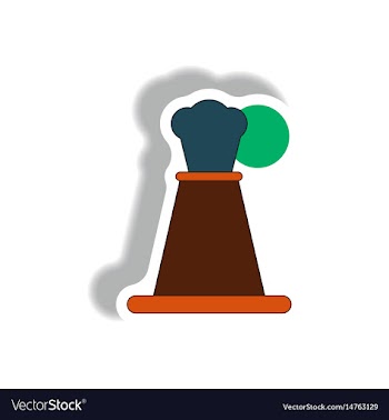 Volcano explosion vector image