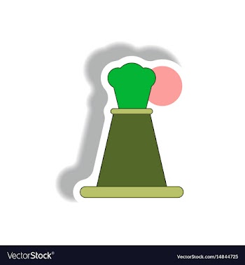 Volcano explosion vector image