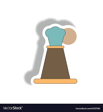 Volcano explosion vector image