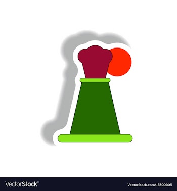 Volcano explosion vector image
