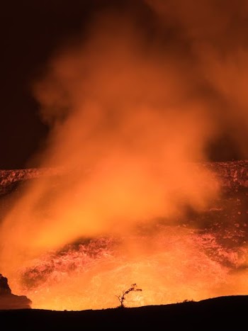 volcano lava