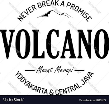 Volcano vector image