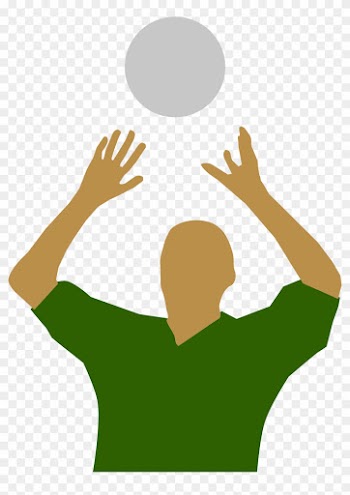 Volley Ball Clipart Wallpaper Images - Catching The Ball In Handball