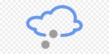 Volley Hail Ice Cold Cloudy Clouds Overcas - Weather Forecast Symbols Snow