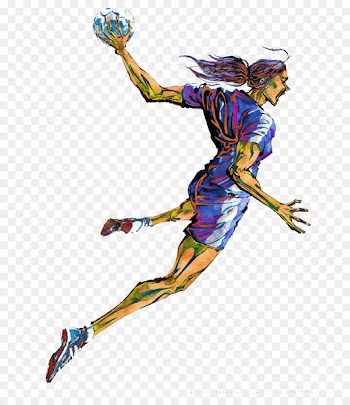 Volleyball Athlete Ball game Handball Sport - People painted Volleyball 