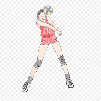 Volleyball Cartoon Gratis - Women's volleyball picture 