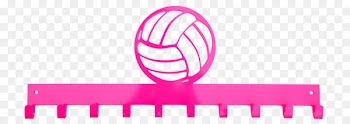 Volleyball Clip art Sports Image Medal - light pink volleyball 