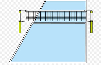 Volleyball Court Sports venue Illustration - volleyball 