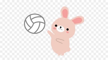 Volleyball Dog Clip art - rabbit 