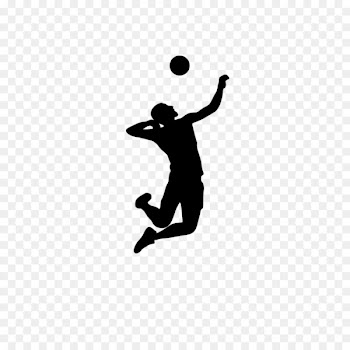 Volleyball Field of Dreams Activity Center Silhouette - Women's volleyball silhouette figures vector 