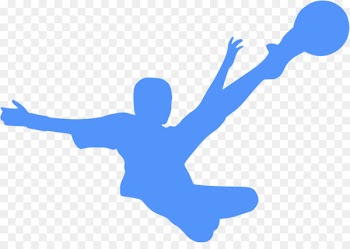 Volleyball Football player Clip art - badminton players silhouette 