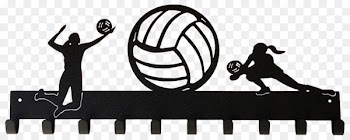 Volleyball Medal Sport Hooks Gift - volley Player 