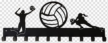 Volleyball Medal Sport Hooks Gift, volley Player transparent background PNG clipart