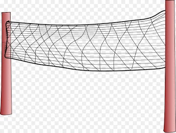 Volleyball net Clip art - Grey Tennis Net 