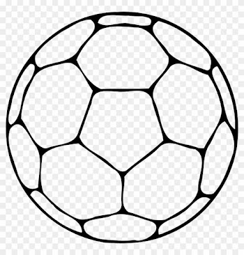 Volleyball Outline Clip Art - Ball Clipart Black And White