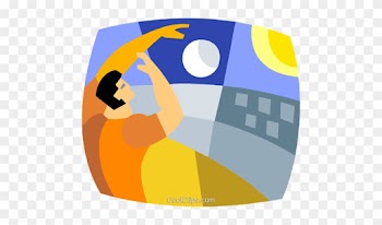 Volleyball Player Royalty Free Vector Clip Art Illustration - Word