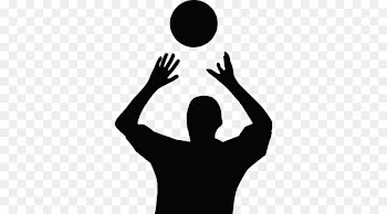 Volleyball Silhouette Clip art - volleyball 