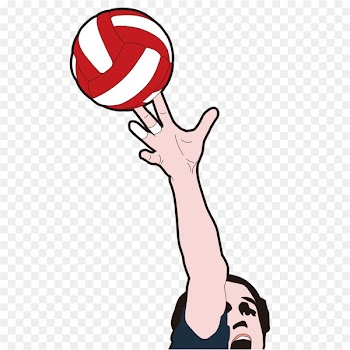 Volleyball Sport Clip art - Volleyball motion vector material 