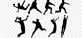 Volleyball Sport Silhouette - Women's volleyball,action 