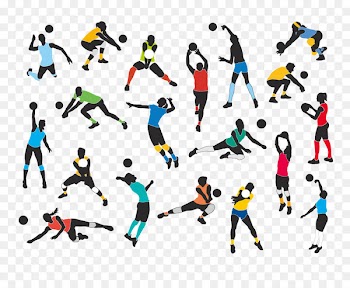 Volleyball Sport - Vector volleyball 
