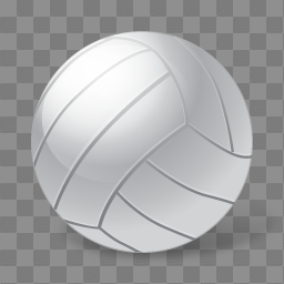 Volleyball Sports Ball / Vista Style Sport / 256px / Icon Gallery