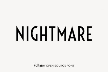 Voltaire open source font by Yvonne | Free Font Add-on - rawpixel