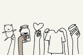 Volunteering doodle, people donating things | Free stock illustration | High Resolution graphic