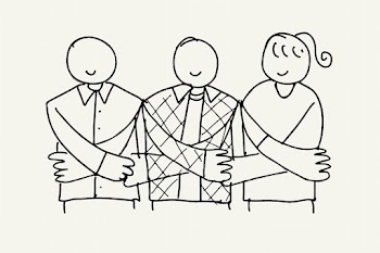 Volunteering doodle, people holding hands… | Free stock illustration | High Resolution graphic