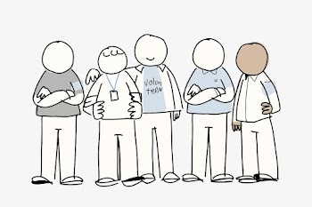 Volunteering doodle vector, supporting… | Free stock illustration | High Resolution graphic