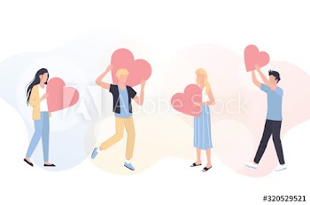 Volunteering web banner concept
