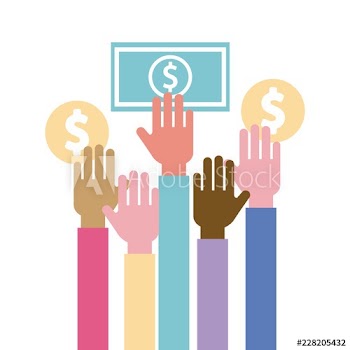 volunteers help work
