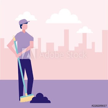 volunteers help work