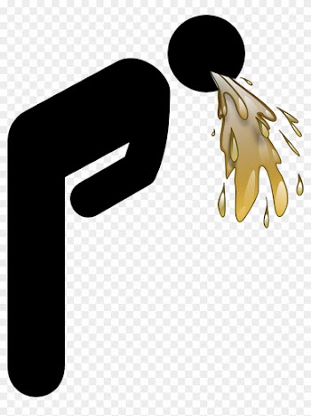 Vomiting Natural Treatment - Stick Figure Throwing Up