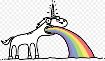 Vomiting Unicorn Rainbow Nausea Disease - unicorn 