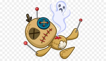 Voodoo doll West African Vodun Sticker Telegram - doll 